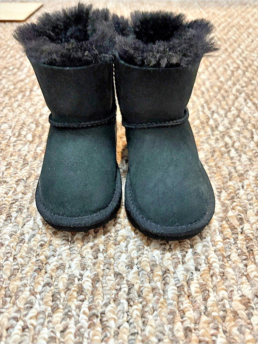UGG Mini Bailey Bow II Black US 7